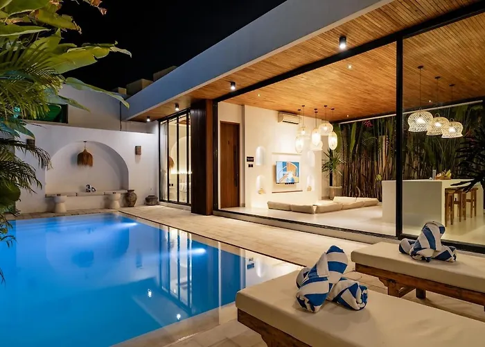 ヴィラ Casa Petak 8 - Tropical Haven Stylish 3br With Pool In Pererenan チャングー